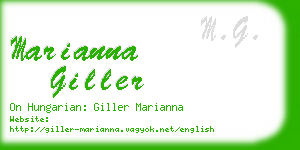 marianna giller business card